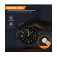 thumbnail image 3 of Reloj Despertador Analógico Estilo Vintage Plateado, 3 of 5