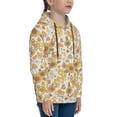thumbnail image 3 of Easygdp Retro 70s 60s Flower Boys Hoodie Kids Sweatshirt Youth Pullover With Hood-Medium, 3 of 6