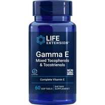 Life Extension Gamma E Mixed Tocopherols & Tocotrienols – Complete Vitamin E Spectrum, Antioxidant Protection – Non-GMO, Gluten-Free – 60 Softgels