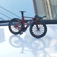 thumbnail image 3 of LEEYNEERMini Racing Bicycle Ornament Vehicles Mountain Bike Toy Model Decoration Crafts for Home (Red#1), 3 of 6