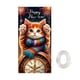 thumbnail image 2 of Uuiauoio Happy New Year Door Cover Decoration with Festive Winter Design, Reusable Polyester Door Hanging for Party and Celebration, Indoor Outdoor Welcome Sign Tapestry, 2 of 9