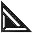 thumbnail image 2 of Regla triangular, escuadra de precisión métrica, aleación de aluminio, escuadra de precisión de velocidad, escuadra de precisión triangular, herramienta de medición, transportador para, 2 of 7