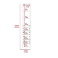 thumbnail image 2 of FM Furniture Preston Wood Linen Cabinet with 3 Shelves & 3-Drawer in White, 2 of 5