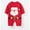 B-Red, variant on 0-2T Newborn Baby Girl Christmas Outfit Long Sleeve Romper Outfit My First Christmas Baby Clothes Red