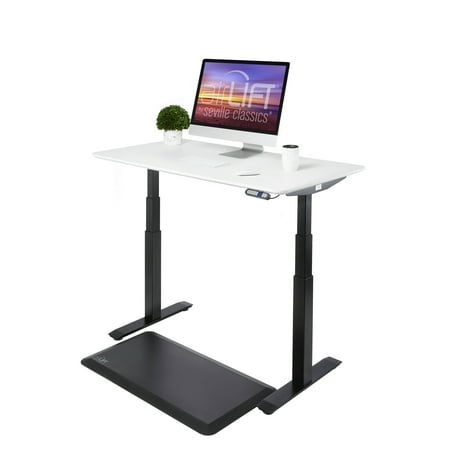 UPC 017641658224 product image for Seville Classics AIRLIFT S3 Electric Height-Adjustable Standing Desk with Ergo T | upcitemdb.com