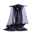 thumbnail image 1 of Lefu Foulard Femme en Mousseline Uni Transparent, Étole, Foulards de Cou, Hijab, Châle Sarong, Foulard de Tête, 1 of 9