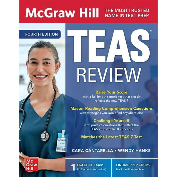McGraw Hill Teas Review, Fourth Edition, (Paperback)