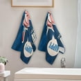 thumbnail image 4 of Happy 4th of July Pig Hand Towels 2 PCS, Independence USA Flag Hat Kitchen Towel Ultra Soft and Highly Absorbent,Decorative Fingertip Face Towel for Bathroom Hotel, 28.3"x14.4", 4 of 5
