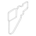 thumbnail image 4 of New Genuine Nissan Gasket Water Inlet 130505RB0A / 13050-5RB0A OEM, 4 of 10