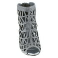 thumbnail image 4 of Bonnibel Cleo-3 Women's Back Zipper Stiletto Heel Cut Out Caged Sandals, 4 of 4
