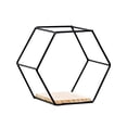 thumbnail image 2 of Estante De Almacenamiento De Pared Estante Hexagonal Decorativo Organizador De Pared Redondo De Uso General Estante Flotante Que Ahorra Espacio Durable Para Dormitorio De Estudio Vogacara HA027446-02, 2 of 6