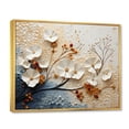 thumbnail image 2 of Designart "Ethereal gracefulness" Abstract Collages Floater Framed Canvas Wall Art, 2 of 7