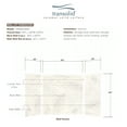 thumbnail image 4 of Transolid SWK603660-47 SaraMar 36-in X 60-in X 60-in Glue to Wall 3-Piece Tub Wall Kit, White Venito, 4 of 6