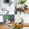 thumbnail image 3 of Alarm Clock Alarm Clocks Analog Clock Loud Alarm Clock for Heavy Sleepers with Stereoscopic Dial Backlight Battery Operated for Living Room Bedroom Bedside Desk Gift Clock by, 3 of 5