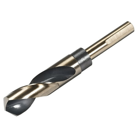 

Unique Bargains Reduced Shank Twist Drill Bits 22mm High Speed Steel HSS 4341 with 1/2 Inch Shank 1 Pcs