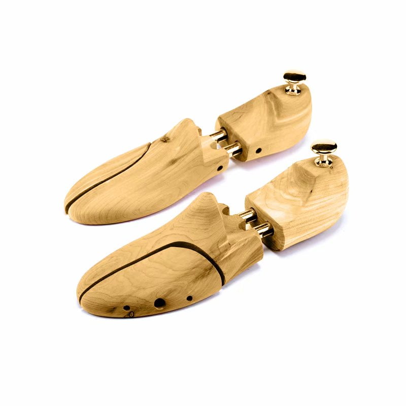 Heavy Duty Men's Premium Cedar Wood Shoe Tree Tube Adjustable Pairs Size 37-46 