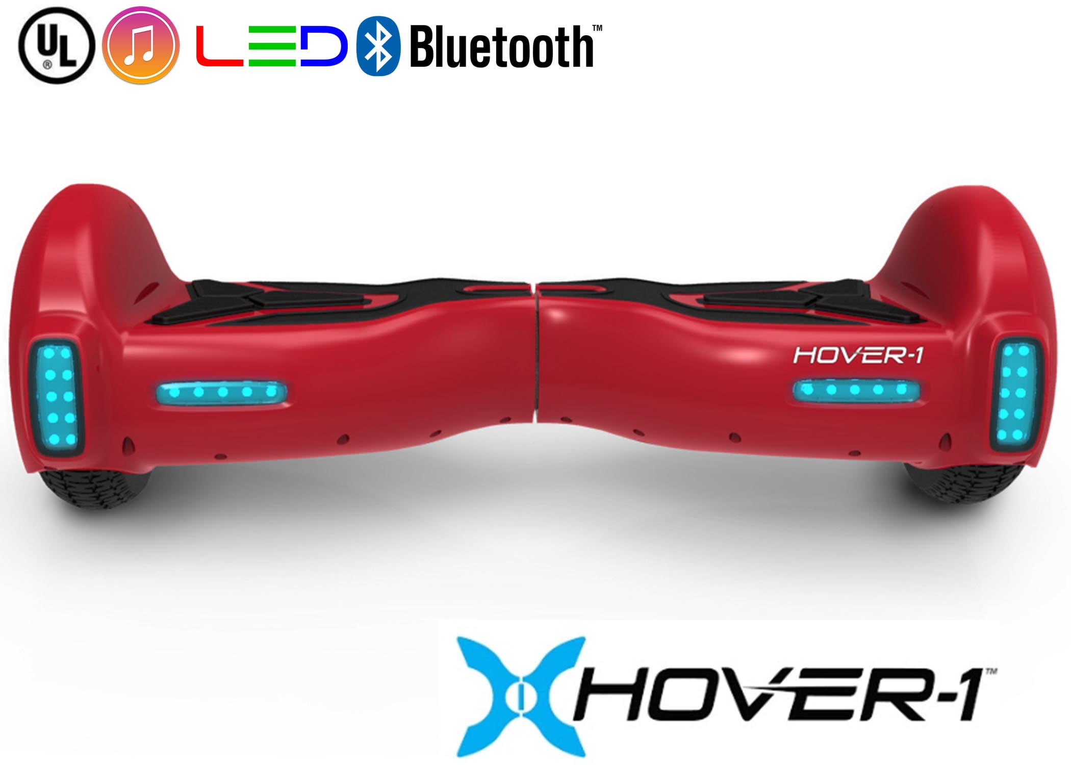 Hover1 H1 UL Certified Electric Hoverboard w/ 6.5 Wheels, LED Lights