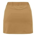 thumbnail image 4 of ZACPNCV Girl's Skorts Tummy Control Skorts Dressy Casual High Waist Athletic Shorts Skirts Khaki 10-11 Years, 4 of 7