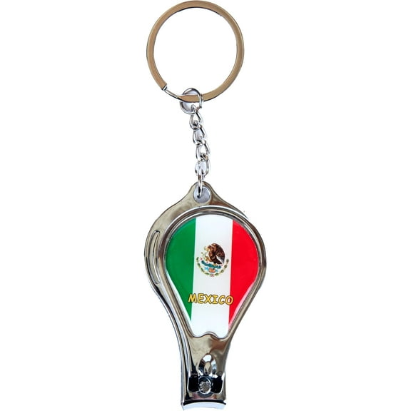 SandT Collection Mexico Souvenir Keychain with Nail Clipper and Bottle Opener-Single