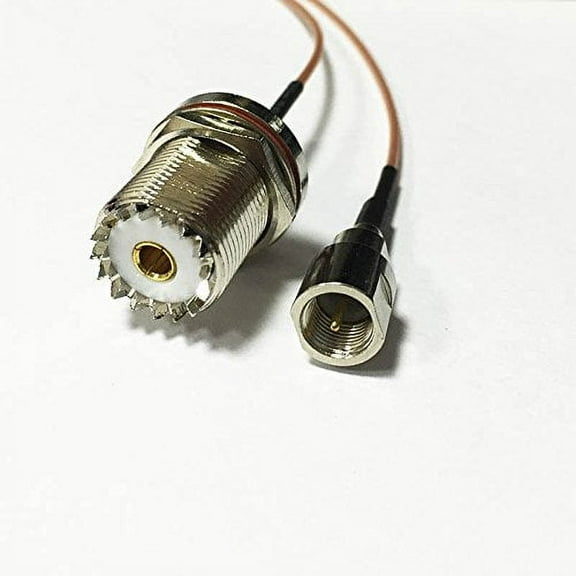 15cm UHF female bulkhead to FME male plug jumper cable RG178 6inch NEW Good Quality Fast USA Shipping