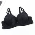 thumbnail image 6 of Mgmyaa Embossed Underwire Push-Up Full-Figure Bra Women's Solid Color Bra with Hook & Eye Soft Skin-Friendly Fabric B Cup C Cup, 6 of 8