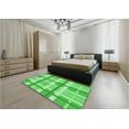 thumbnail image 4 of Ahgly Company Indoor Rectangle Patterned Neon Green Area Rugs, 5' x 8', 4 of 6