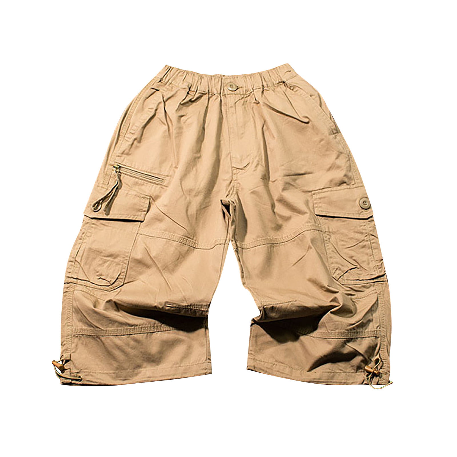 Buy Beige Shorts & 3/4ths for Men by T-Base Online | Ajio.com
