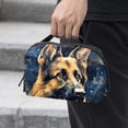 thumbnail image 2 of Shepherd Dog Travel Organizer Cable Wire Cord and Cable Charger Bag Waterproof Oxford Cloth Electronic Accessories Storage Case 5.9x9.44x3.14 in, 2 of 6