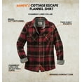 thumbnail image 2 of Legendary Whitetails Women's Cottage Escape Flannel Long Sleeve Plaid and Solid Color Clothes for Women, Fitted Button Down, 2 of 6