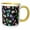 Yellow/White, variant on 3drose, Colorful Retro Scooter Print - Black, 11oz Two-tone Yellow Mug