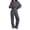 Dark Gray #672, variant on Women's 2 Piece Lounge Set Cropped Hoodie and Wide Leg Pants, Relaxed Fall Fashion Outfit with Drawstring Waist Travel Weekend Matching Sweatsuit Set, M