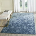 thumbnail image 2 of SAFAVIEH Restoration Vintage Dalton Floral Wool Area Rug, Blue/Dark Blue, 5' x 8', 2 of 8