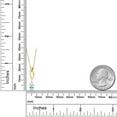 thumbnail image 6 of Gem Stone King 10K Yellow Gold Sky Blue Topaz Pendant Necklace for Women | 0.50 Cttw | Gemstone November Birthstone | Oval 6X4MM | With 18 inch Chain, 6 of 6