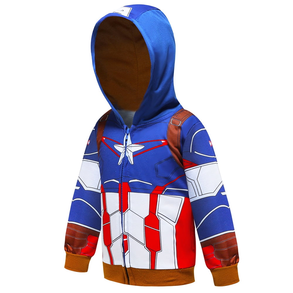 New Autumn Jackets for Boys Hoodies Coat Kids Iron Spider man Raytheon Hulk Outerwear Children s Jacket Cosplay Boy clothing Walmart