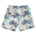 thumbnail image 7 of FORMRS Boys Swim Trunks Quick Dry Mesh Liner Boardshorts Sizes XS-XL, Pink Green Palm Pattern, 7 of 7