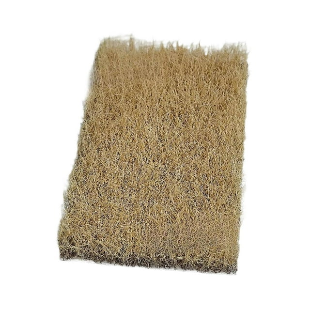Milaget Static Grass Tuft Model Hand Torn Lawn Tufts for Sand Table Railway Building Light Brown
