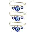 thumbnail image 1 of 3 alfileres de ropa con 3 colgantes de ojo azul, alfiler dorado, exquisitos alfileres de seguridad multifuncionales para ropa, bolsos, bufandas, decoración., 1 of 14