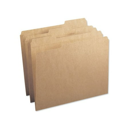 Heavyweight Kraft File Folders 1/3-Cut Tabs  Letter Size  17 pt. Kraft  50/Box