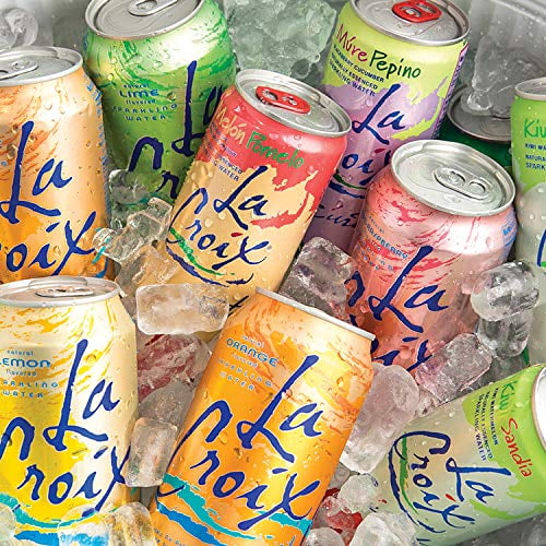 B.YU LaCroix Sparkling Water Variety Pack 14 Flavors 12 Oz Cans