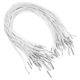 thumbnail image 6 of LOLIPPYY 50pcs White Elastic Barbed Cord with Metal Hooks for Hoodies, Masks, Party Hats, Sewing, Crafts & Projects, 6 of 8
