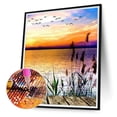 thumbnail image 1 of Cuadros Decorativos 5D bricolaje taladro redondo completo diamante pintura sol hogar decoración arte artesanía Wdftyju embutido en tela, 1 of 8