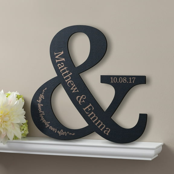 Personalized Planet Romance & Love Classic Wall Sign