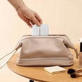 thumbnail image 4 of Mini plancha de pelo inalámbrica con peine, recargable por USB-C, 3 temperaturas, calentamiento rápido, rizado y alisado para todo tipo de cabello, portátil para viajes, color blanco, 4 of 8