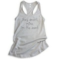 thumbnail image 1 of They Aren't Mine I'm The Aunt Tank Top, Ladies Racerback Tank Top, Auntie Saying Tank, Aunt Tank, Silver Gray, Small, 1 of 3