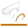 thumbnail image 3 of For 07-13 X5 w/o Sport Package Front Fender Flare Wheel Opening Molding SET PAIR, 3 of 5