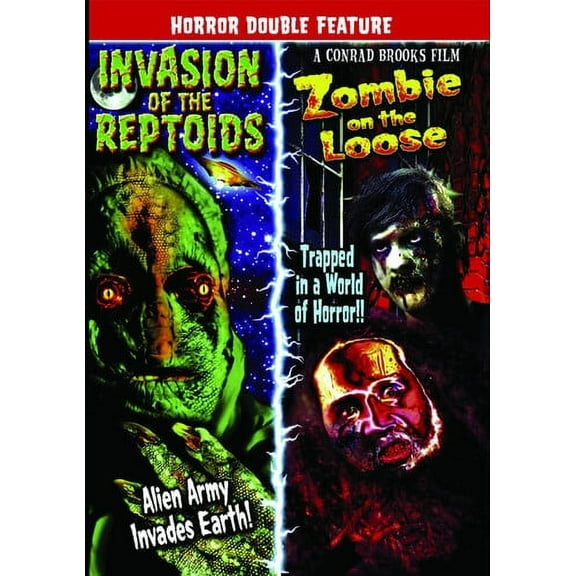 Invasion of the Reptoids / Zombie on the Loose (DVD), Alpha Video, Horror
