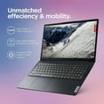 thumbnail image 5 of Lenovo Ideapad 1 15.6" FHD Laptop, AMD Ryzen 3 7320U, 8GB RAM, 2TB SSD, Wi-Fi 6, SD Card Reader, Webcam, Windows 11 Home, Abyss Blue + Mazepoly Accessories, 5 of 7