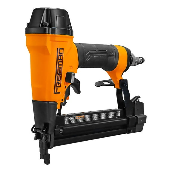 Freeman G2ST9040 2nd Generation Pneumatic 18-Gauge 1-5/8" Narrow Crown Stapler with Adjustable Metal Belt Hook and 1/4 in. NPT Air Connector