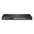 thumbnail image 2 of HPE Aruba 2530-24-PoE+ - Switch - managed - 24 x 10/100 (PoE+) + 2 x Gigabit SFP + 2 x 10/100/1000 - desktop, rack-mountable, wall-mountable - PoE+ (195 W), 2 of 6