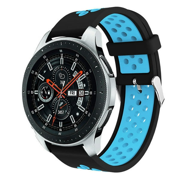 Tsv Tsv Compatible For Samsung Galaxy Watch 46mm Band 22mm Silicone Strap Sports Replacement Wristband Women Men Large Small For Samsung Gear S3 Frontier Classic Bands Walmart Com Walmart Com